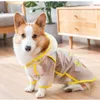 Corgi Cachorro da capa de chuva Galês Roupas à prova d'água Pet Rain Cenos Pembroke Casawat Roupe