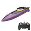 RC Boats Remote Control Boat 25KM/H High Speed Racing Boat 2 Channels 2.4GHZ Boats RC Rowing for Pools Lakes