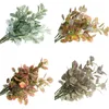 Eucalyptus Artificial flower Leaves Tropical Plant officeb wedding Plants Garden Home Office Decor Fake Green Leaf