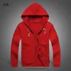 Män Jacka Hoodies och Sweatshirts Höst Solid Casual med Hood Sport Jacka Zipper Casual Mäns bästa kvalitet Gratis Frakt