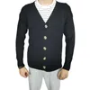 Color Pure Autumn Winter Youth Trend Comfortable Knit Short Cardigan Men's Warm Sweater Jacket 201123