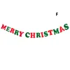 Christmas Flags Party Supplies colorful Banner Decorations Home Decor Santa Claus Snow man Xmas flag