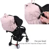 Stor kapacitet blöja ryggsäck för född baby vattentät rosa söt väska mor moderskap resa care 220225