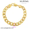 70736 bijoux fantaisie de mode chine en gros 24k or dubai hommes chaînes bracelets