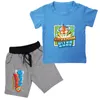 Superzings Print Children Sets Boys Girls Clothing Summer Close Cartoon Kids Super Zings Serie 4 Tshit 무릎 반바지 바지 Y200822702