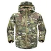 Herren Winter Military Tarnung Fleece Jacke Armee Taktische Jacke Mantel Multicam Männchen Tarnwässlere Windbrecher 201111