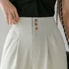 Pantalon large en mousseline de soie à taille haute pour femme, nouvelle version coréenne, pantalon slim pour femme, pantalon ample noir solide, 201119