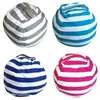 Drop Stuffed Animal Bag Storage Bean Bag Children Play Toys Organizer Canvas Bag Stuff n Sit Y200714