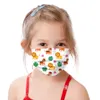 Christmas Face Mask Student Kids Disposable Face Mask with Elastic Ear Loop 3 Ply Breathable for Blocking Dust Air Anti-Pollution Masks T554