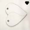 Liefde Hart 2 stks Sleutelhanger Liefhebbers Paar Sublimatie Blanks Sleutels Tags Wit Hout Tweezijdige Sleutel Gesp Telefoon Valentijnsdag Gift 2 3BD G2