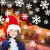 Autocollants de flocon de neige d'électricité statique réutilisables Fenêtre en verre Chambre d'enfants Stickers muraux de Noël Décoration Nouvel An YU-Home Y201020