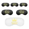 8 Stili Gold Team Bride Sleep Mask Regalo damigella d'onore Addio al nubilato per la festa nuziale Addio al nubilato Decorazione Y201020