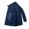 7XL 8XL Automne et hiver NOUVEAU Style GRAND TAILLE VESTE EN DENIM DE VESTE DE DENIM CASSAL GOLD STYLE PERSONNALITÉ DE MODE Denim Shirt Homme 201119