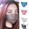 Sparkly Rhinestone Mesh Masker Kleurrijke Crystal Masquerade Masker Halloween Ball Party Nightclub Decoratieve maskers voor vrouwen en meisjes