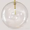 Nordic Clear Glass Pendant Lamps Globe Chrome Glass Ball Lamp Dining Room Kitchen Hanging lights Home decor light fixture