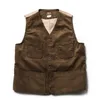 Gilet da caccia in velluto a coste Bronson Outdoor Gilet da uomo vintage ispirato agli anni '40 201120