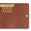 6 مفتاح حامل كيس مفتاح مفتاح المحفظة رجال الحقائب النسائية حقائب اليد لسلسلة البطاقة الجلدية سلسلة مصغرة محفظة عملة 682 552257L