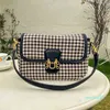 Shoulder Bags Vintage Pu Leather Bag Women Handbag Luxury Designer Suede Houndstooth Large Capacity High Quality Fashion Winter Bolsa