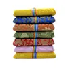 Lyxig Stor tibetansk stil Skrift Bokväska Wrap Cloth Handskriven Table Pad Silk Satin Bordduk Cover Cloth