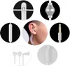 Earbud Anti Radiation Earpiece Mono Clear Earphone 3.5mm Monaural Hollow Air Tube Wired Headphone Headset Ear Bud for iPhone Samsung Huawei