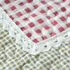 Housse de canapé en coton d'été petit style campagnard épissure florale tissu quatre saisons coussin antidérapant dossier pour trois personnes LJ201216