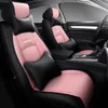 Car Seat Covers Full Set Waterproof Leather Cushion For Honda Accord 10th Generation 2018 - 2022 custom made leather Styling