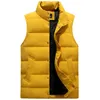 Men's Vests 7 Color Large Size Winter Down Vest Men Body Warmer Thickened Autumn Sleeveless Jackets Male Casual Work Waistcoat Plus 4XL Stra