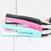 Other Household Sundries Mini Portable Electric Splint Flat Iron Plastic Hair Curler Straightener Hairs Perming Hairs Styling Appliance Crimper WDH1398