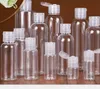 Botella de plástico con tapa de mariposa para líquido, 5ML, 10ML, 20ML, 30ML, 50ML, 60ML, 100ML, 120ML, aceites esenciales de viaje, botellas de Perfume para mascotas con