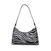 Bolsa de bolsa de saco de saco hbp bolsa de bolsa retro animal zebra designers de personalidade de moda feminino bolsas de alta qualidade bolsas finas