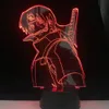 Itachi Anbu LED Anime Lamp Naruto Figuur Nachtlicht Acryl 3D Lamp voor kinderslaapkamer Decor Anime Light7058118
