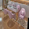 Mueble silla Comedor muebles silla oficina sillón comedor nórdico ins manicura maquillaje taburete hogar comedor moderno minimalista 278h