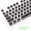 2020 Player Round for Key Cap 104 Teclados Teclado Mecânica com LED com LED steampunk Typewriter Keycaps17982024