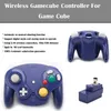 6 couleurs NGC sans fil 2.4G contrôleur de jeu manette de jeu portable pour Wii GameCube avec boîte de vente au détail