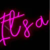 "그 소녀"로그인 바 디스코 사무실 홈 벽 장식 네온 빛 예술적 분위기 12V 슈퍼 밝은