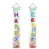 Feestartikelen Happy Easter Banner Vlag Opknoping St Patricks Day Deurgordijn Outdoor Feestelijke Tuin Vakantie Benodigdheden Decoraties