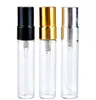 5 ml Mini Taşınabilir Doldurulabilir Parfüm Atomizer 5cc Boş Cam Flakon Parfüm Sprey Şişeleri Su Konteyner Kozmetik Ambalaj Losyon Şişesi