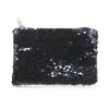 Damer plånbok sublimering blanks mynt handväska sjöjungfru sequin blå handväskor zip rektangel lagringsrörelse färg 5 5ex g2