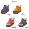 Unisexe Toddler Chaussures Hiver Plus Velours Chaud Bébé Garçons Bottes De Neige Antidérapant Enfant Fond Doux Chaussure Décontractée Pour Fille Taille15-24 LJ201214