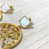 Nowy Jork Stylistni Kolczyki Moda Kryształowe Kolczyki z dużymi Diamentowymi Stopowymi Jewelries Tanie Moda Jewelries Kobiet prezenty z pudełkiem