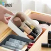 Gaveta cosméticos organizador divisores para caixas maquiagem organizador de gavetas de plástico papelaria de desktop cabo de armazenamento de cabo y200628 y200709