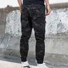 Wiosna Jesień Kamuflaż Spodnie Taktyczne Mężczyźni Casual Wodoodporna Army Wojskowe Spodnie Joggers Streetwear Stretch Cargo Spodnie H1223