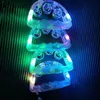 Luci lampeggianti a LED per tamburello Party Bar Campana Giocattolo Sonaglio Kid Luminoso Tamburello per bambini Strumenti musicali inclusa batteria