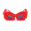 Plush Winter Sunglasses Ladies Fashion Cat Eye Sun Glasses Women Vibrato Shield Party Furry Eyewear