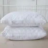 37 White Soft Feather Fabric Pillow Sleep Pillow stretch Neck for Sleeping Hotel standard and Home Supplies bed1