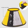 Coleira de cone de cachorro coleiras de proteção ajustáveis para cães de estimação gato anti-mordida lamber ferida borda macia cones de pescoço pequenos médios grandes animais de estimação WH0389