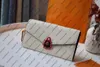 M69514 M69698 Crafty Sarah Zarf Cüzdan Tuval Gerçek Dana-Deri Kadın Erkek Nakit Kart Sikke Fermuar Cüzdan Çanta Çanta
