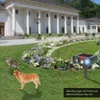 Solarbetriebene Ultraschall-Schädlings-Repeller-Bewegung Outdoor-Tierabweisend für die Abgabe von Tieren Katzenhunde-Vögel mit blinkendem Licht y200106