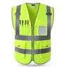 Safety Vest Reflective Jackets Hög synlighet ärmlös SFVEST ANSI CE -certifiering