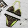 Womens Bikini Swimwear for Women Hot Brand Bathing Beachwear Summer Sexy Lady Suit Letter Flower Multiple Choices F6ih